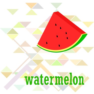 Karpuz. Banner sulu olgun karpuz dilimleri. Yaz zamanı..