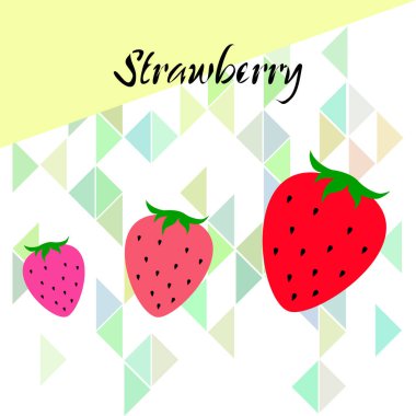 Gıda uygulamaları ve web siteleri için bahçe çileği veya çilek düz renk vektör simgesi