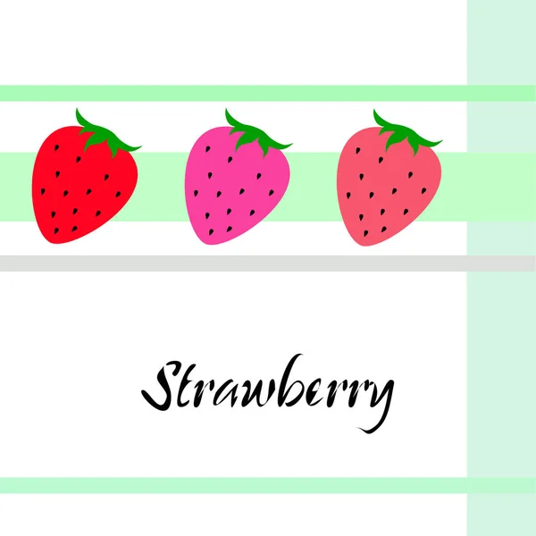 Jardín Fresa Fruta Fresas Icono Vector Color Plano Para Aplicaciones — Archivo Imágenes Vectoriales