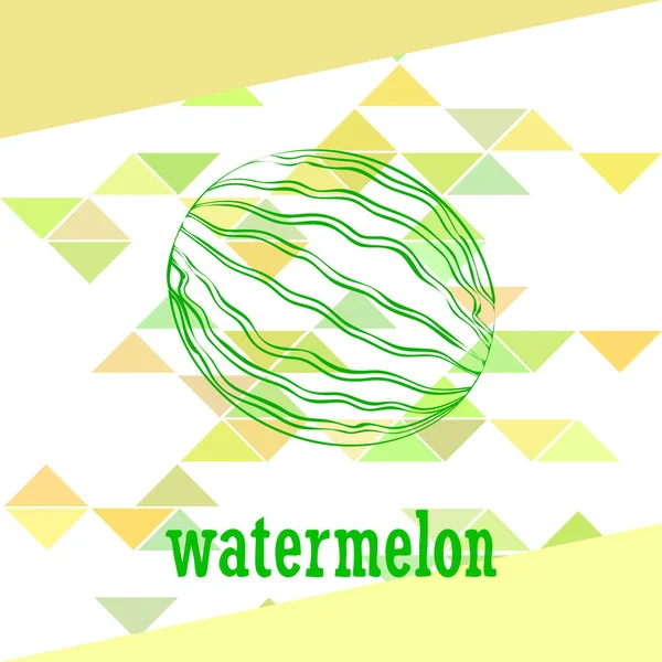 Wassermelone Banner Saftige Reife Wassermelonenscheiben Sommerzeit — Stockvektor