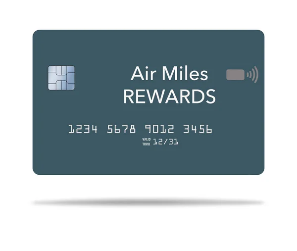 Here is a air miles reward credit card. It is 3-D and generic.