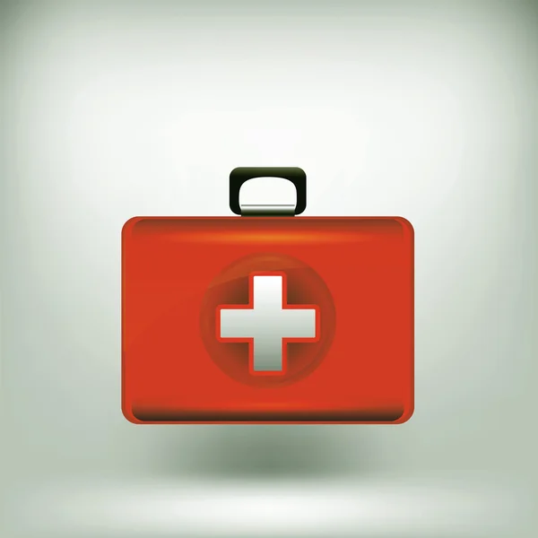 First Aid  Kit — Stock Vector