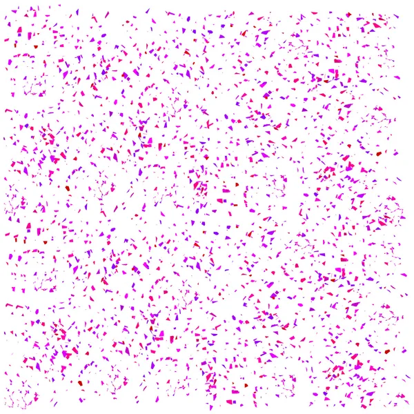 Růžové konfety, samostatný — Stockový vektor