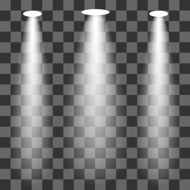 sahne ışıkları küme