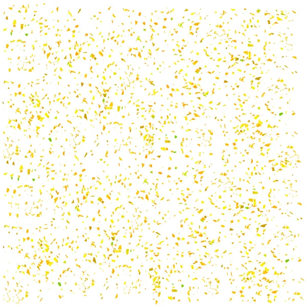Žluté konfety, samostatný — Stockový vektor
