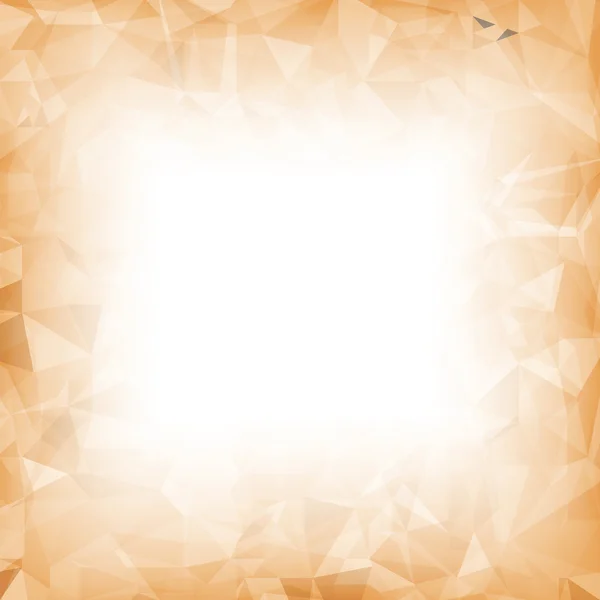 Fond polygonal orange . — Image vectorielle