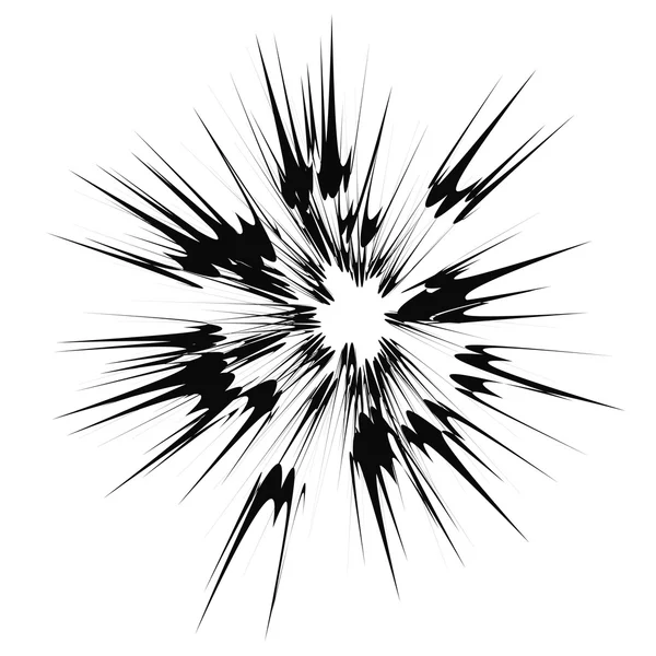 Мультфільм вибух, Зоряний вибух — стоковий вектор