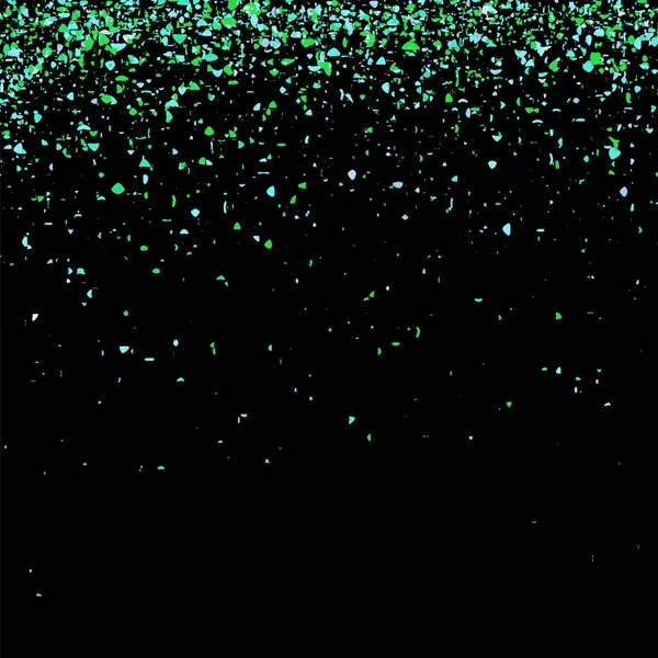 Confetti verde aislado — Vector de stock