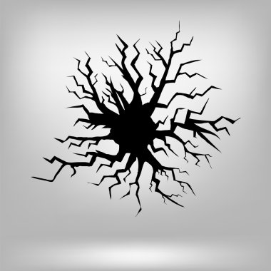 Simge çatlamak. Simge sanat çatlamak. Web simge çatlamak.
