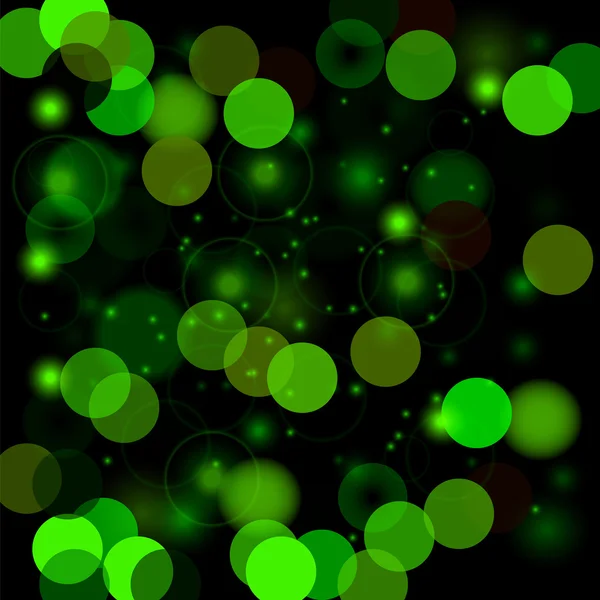 Fondo de luz borrosa verde . — Vector de stock