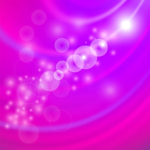 Abstrakt rosa ljusvåg bakgrund. — Stock vektor