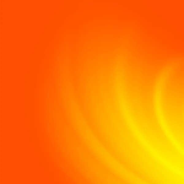 Fire Orange Wave bakgrund. — Stock vektor