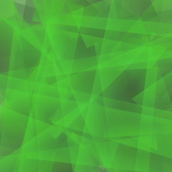 Abstrato verde fundo poligonal. — Vetor de Stock