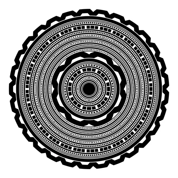 Κύκλος δαντέλα στολίδι — Διανυσματικό Αρχείο