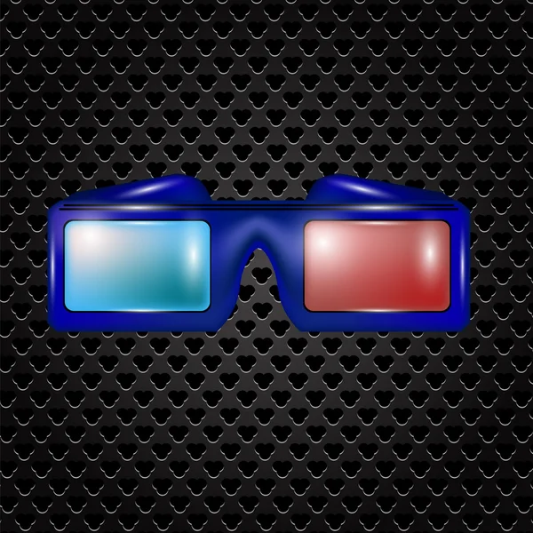 Gafas para ver películas — Vector de stock