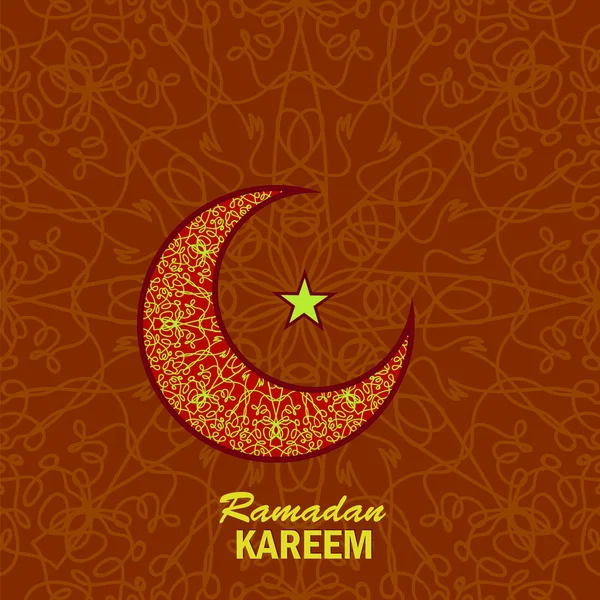 Ramadán saludos fondo. Ramadán Kareem — Archivo Imágenes Vectoriales