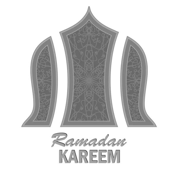Рамадан привітання расову карту Рамадан Карім свято. — стоковий вектор