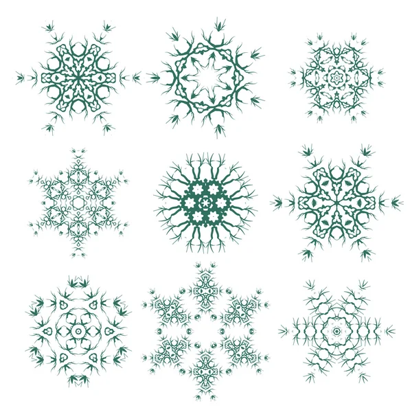 Ornements géométriques ronds — Image vectorielle