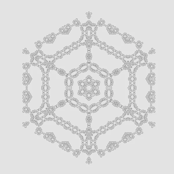 Runde geometrische Ornamente — Stockvektor