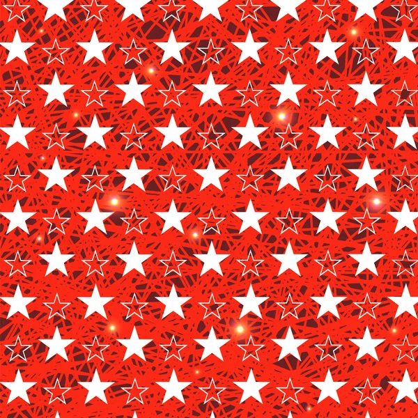 Звёздный красный фон — стоковый вектор