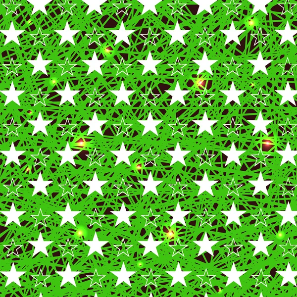 Звездный зеленый фон — стоковый вектор