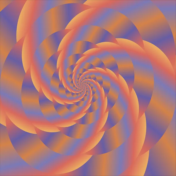 Fractal Design. Kolorowe sfery. Kolorowe spirali — Wektor stockowy