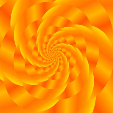 Altın Spiral arka plan. Fraktal desen