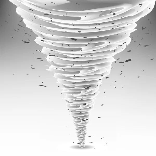 Tornado Swirl. Wheather Disaster. Hurrigane — Stock Vector