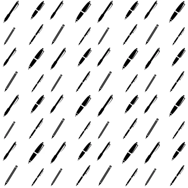 Seamless Pen Pattern. — Stock Vector