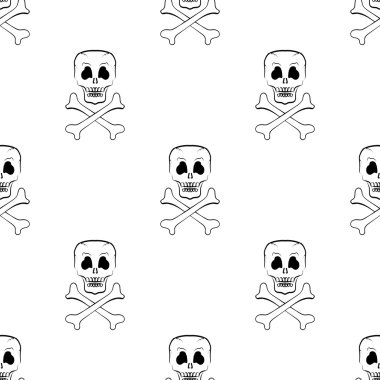 Kafatası kemikleri Seamless Modeli çapraz