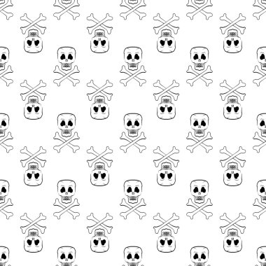 Kafatası kemikleri Seamless Modeli çapraz