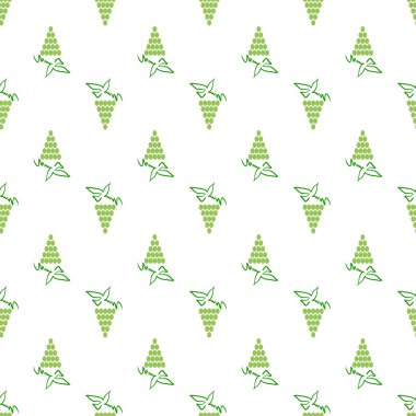 Üzümler dikişsiz desen.