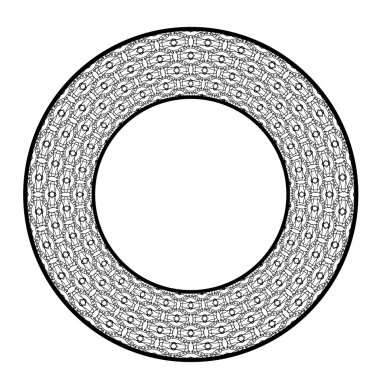 Daire geometrik süsleme