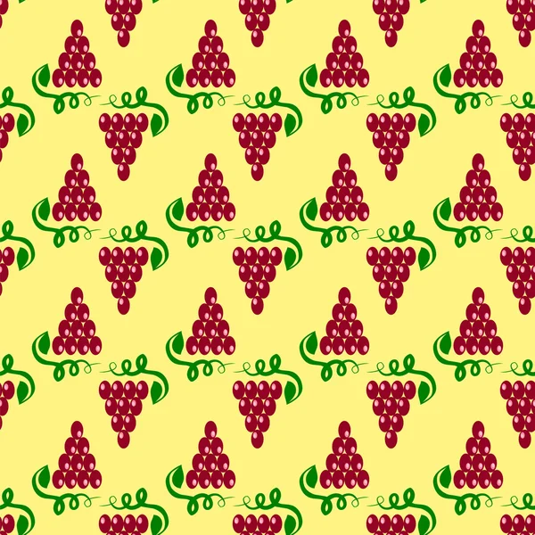 Grapes Seamless Pattern. Vine Background — Stock Photo, Image