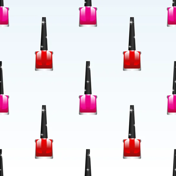 Rood roze nagellak naadloze patroon. — Stockfoto