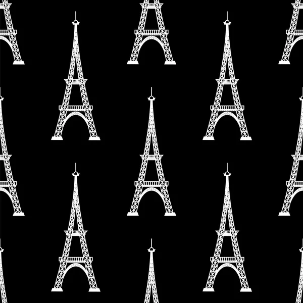 Torre Eiffel Fundo sem costura . — Fotografia de Stock