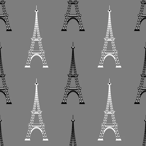 Latar Belakang Tanpa Lautan Menara Eiffel. Pola Perancis — Stok Foto