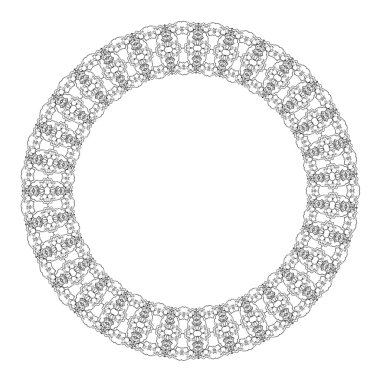 Retro yuvarlak çerçeve