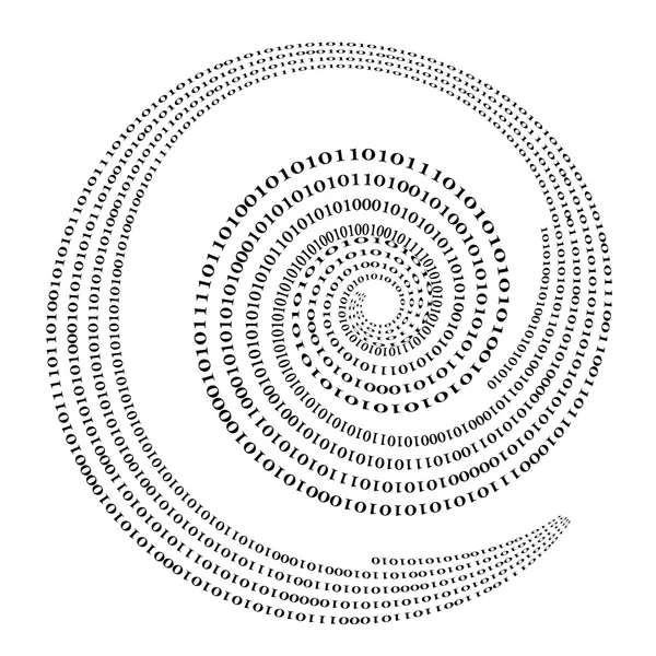 二进制代码背景。数字概念. — 图库矢量图片