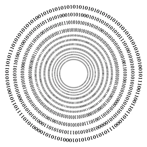 二进制代码背景. — 图库矢量图片