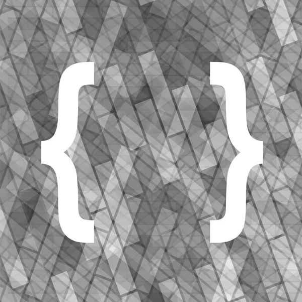 Icône de support bouclé — Image vectorielle