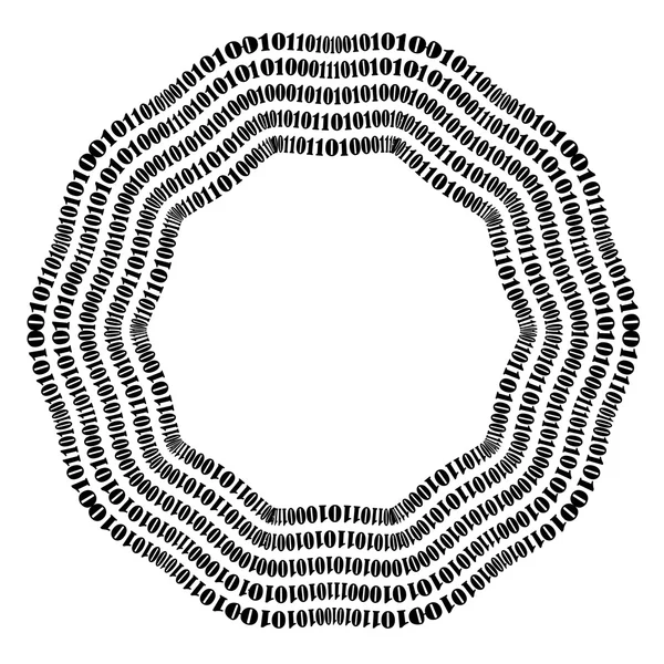Fondo de código binario — Archivo Imágenes Vectoriales