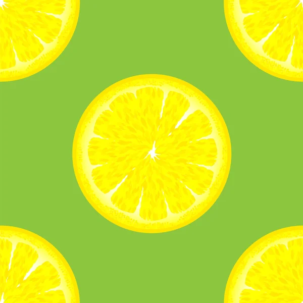Skivad Citrus Seamless mönster. — Stockfoto