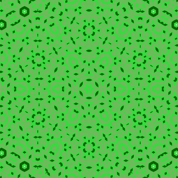Creatieve decoratieve groene patroon — Stockvector