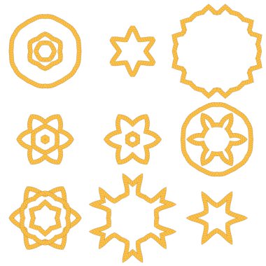 Farklı ip süsler kümesi