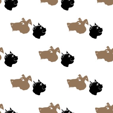 Köpek kedi Seamless hayvan modeli.