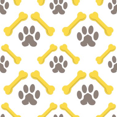 Sorunsuz Bones köpek desen için