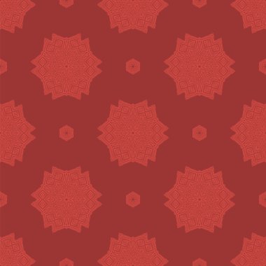 Yaratıcı süs Seamless kırmızı modeli. Geometrik dekoratif arka plan