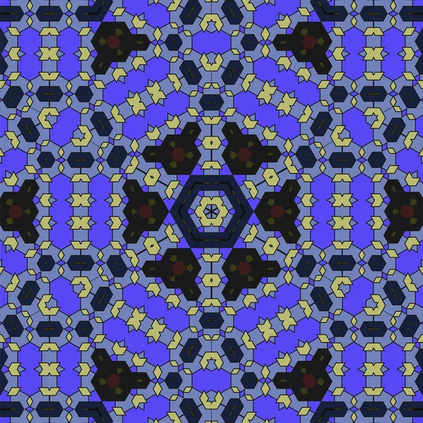 Patrón de mosaico decorativo creativo — Vector de stock