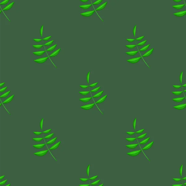 Verano hojas verdes — Vector de stock